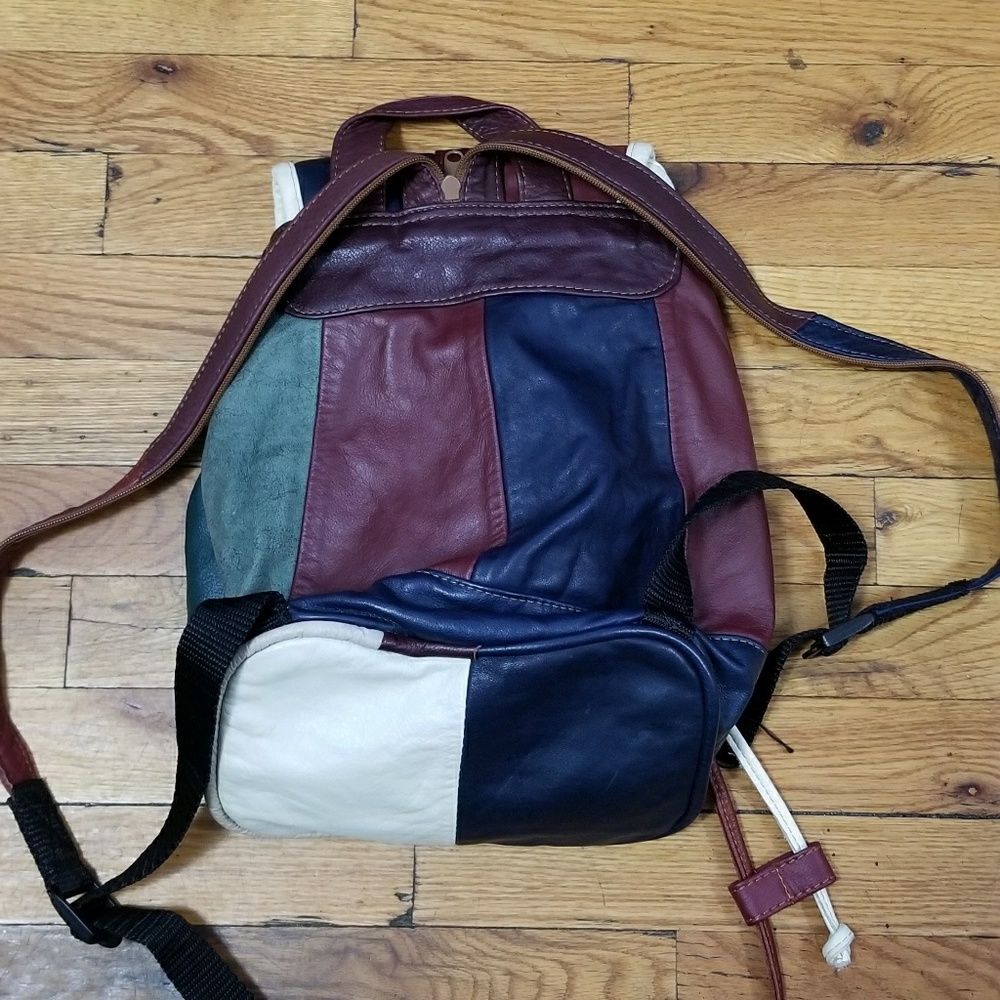Patchwork Bookbag / Backpack - image 2